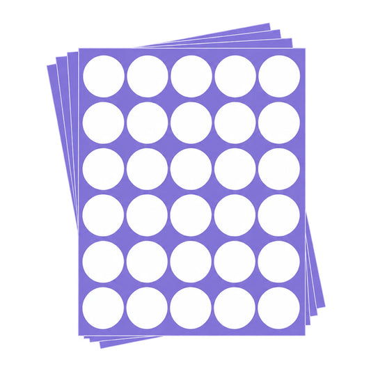 Circles (24 Sheet Per Pack) Edible Printing Frosting Sheets 1.5 Inch - Kopykake