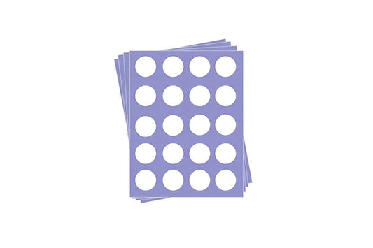 Circles (24 Sheets Per Pack) Edible Photo Printing Frosting Sheet :single 1.87 Inch - Kopykake