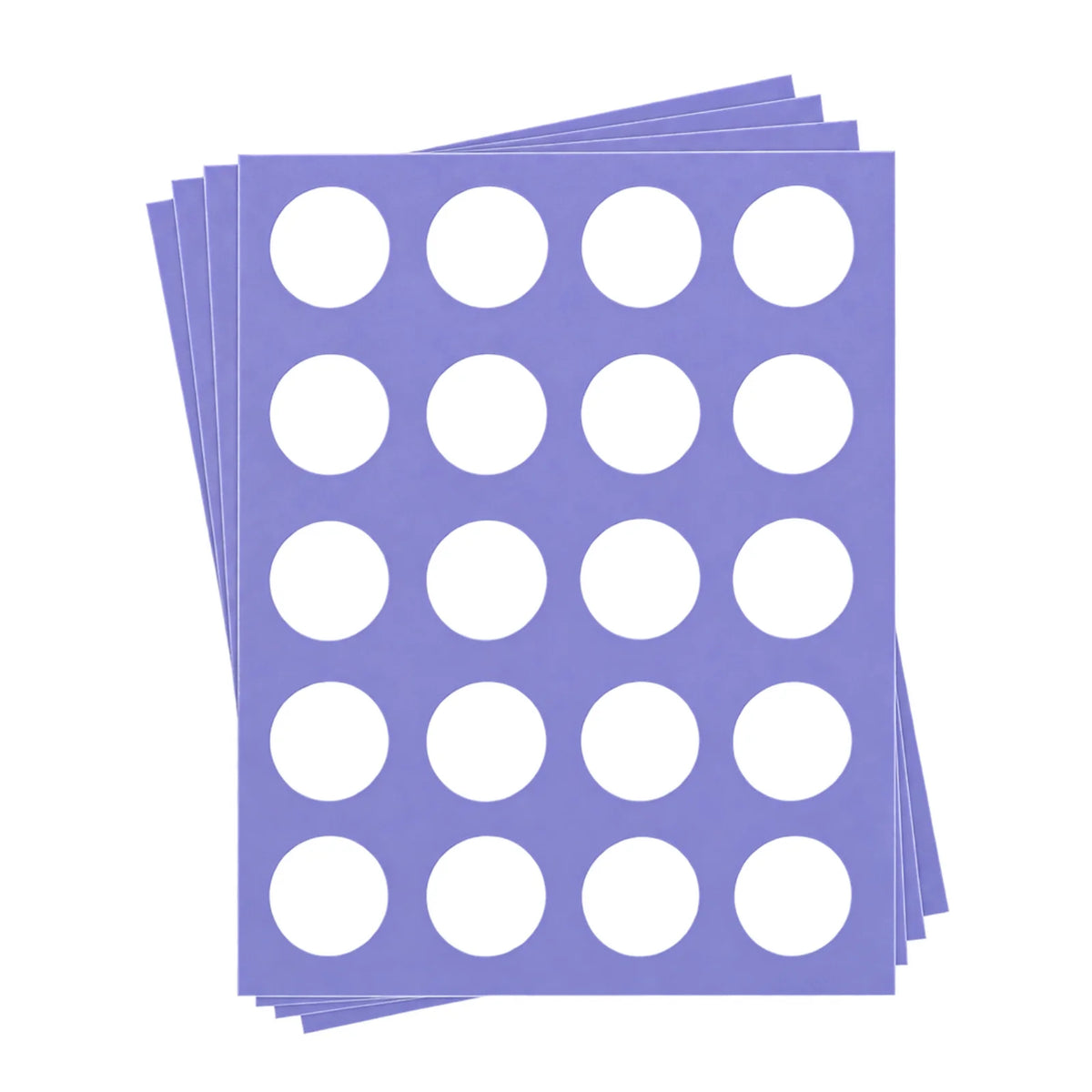 Circles (24 Sheets Per Pack) Edible Photo Printing Frosting Sheet :single 1.87 Inch - Kopykake