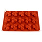 Swirls 15 Cavit Silicone Chocolate Mould - Iconic Cake Art