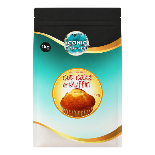 Gluten-Free Cupcake or Muffin Cake Mix 1kg - Iconic Cake Art