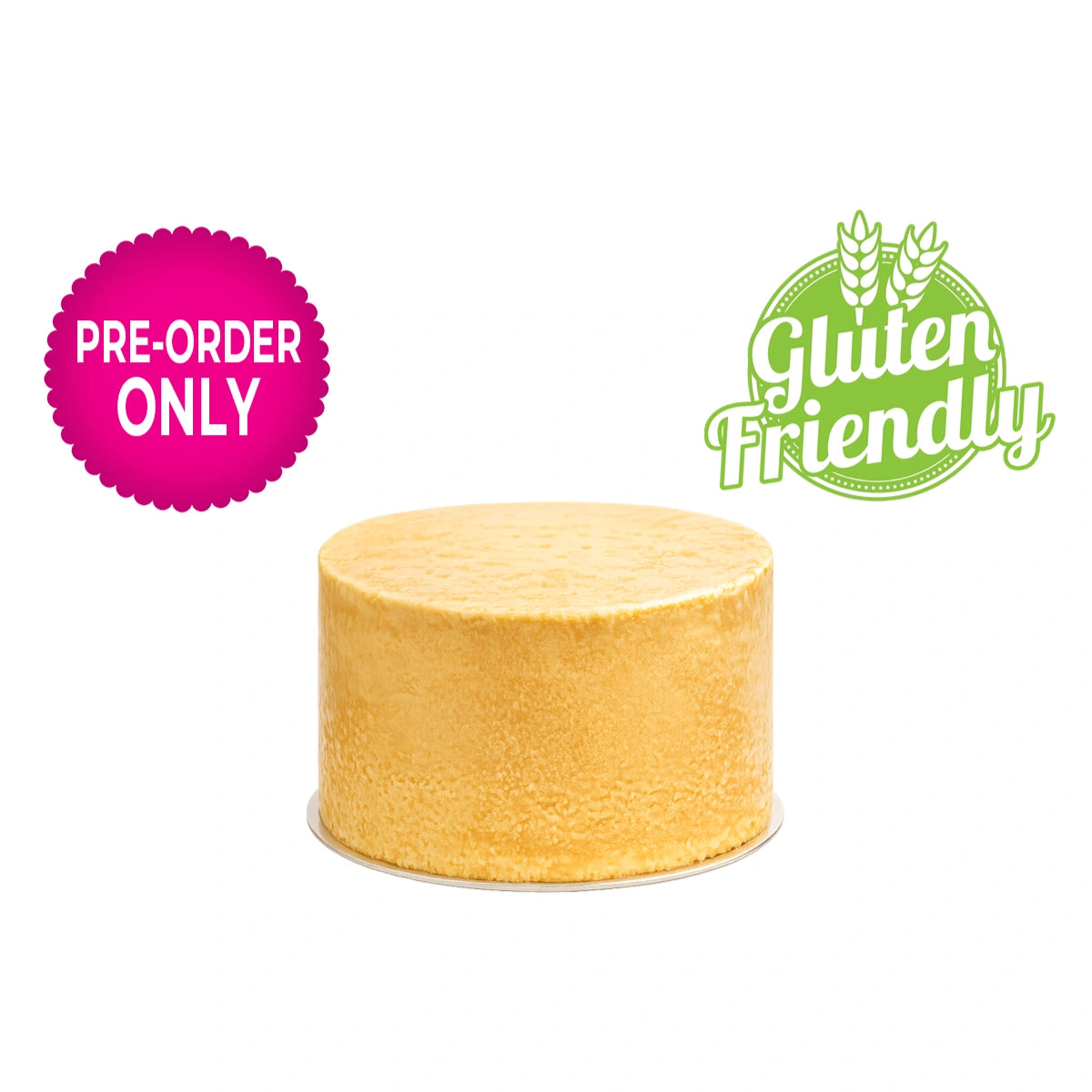 White Chocolate Gluten Free Mud Cake 7 Inch 3 Inch High - Iconic Bakery