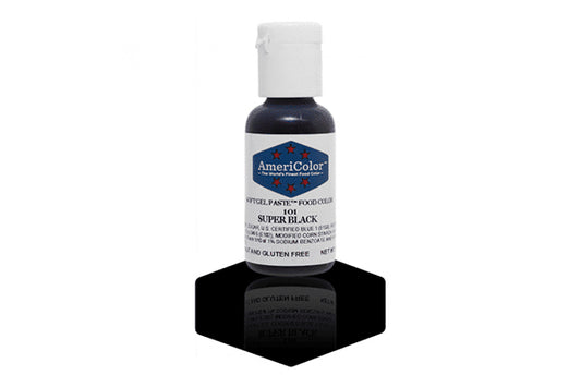 Super Black Soft Gel Paste 0.75oz - Americolor