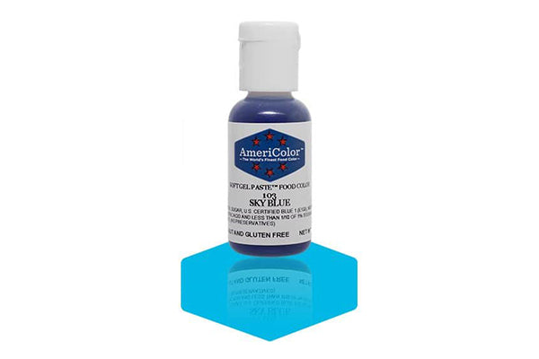Sky Blue Soft Gel Paste 0.75oz - Americolor