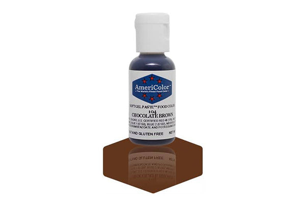 Brown Chocolate Soft Gel Paste 0.75oz - Americolor