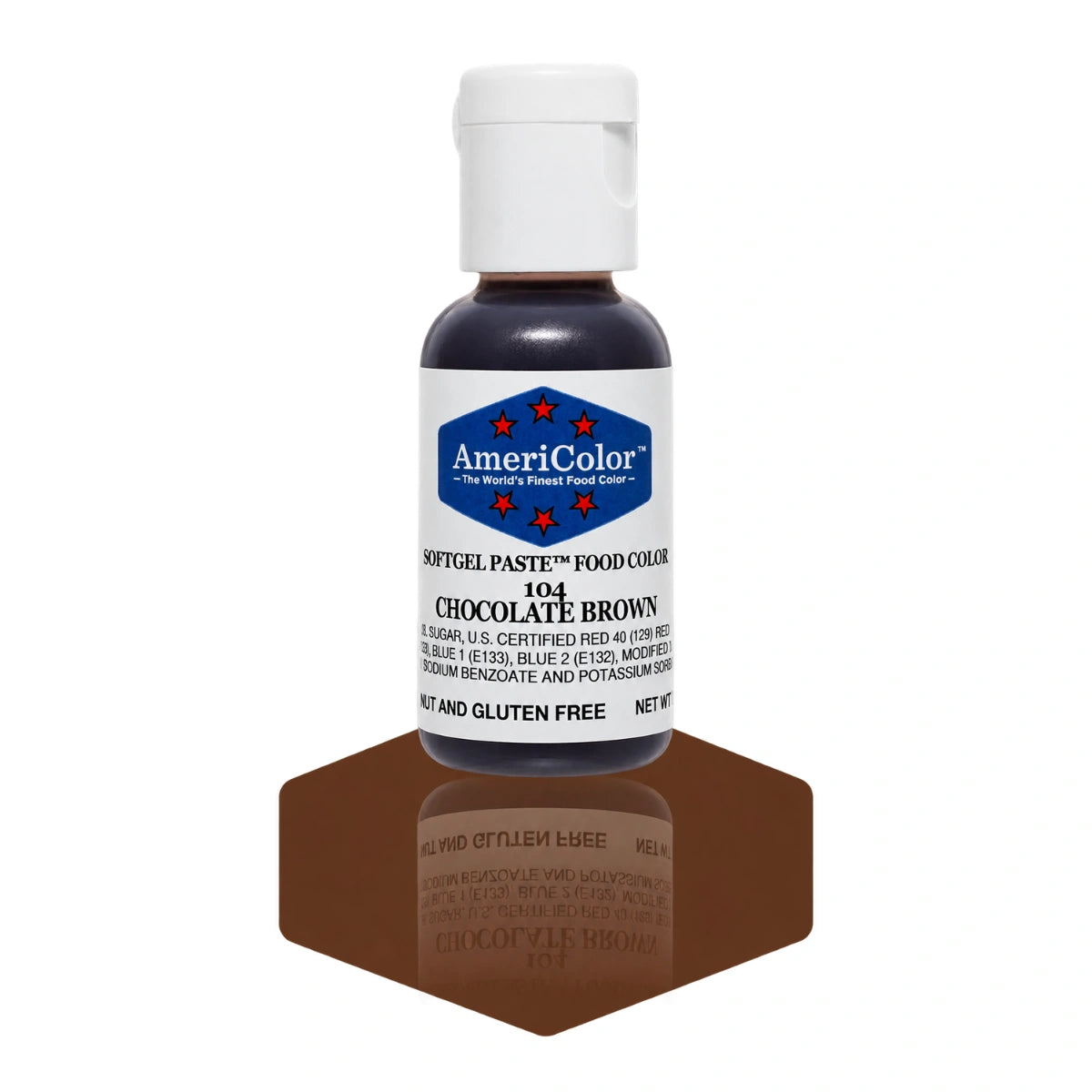 Brown Chocolate Soft Gel Paste 0.75oz - Americolor