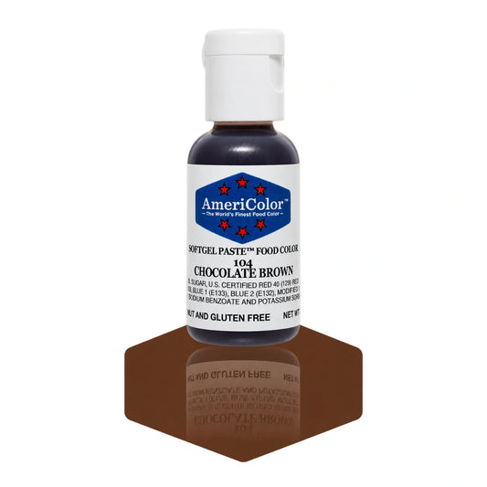 Brown Chocolate Soft Gel Paste 0.75oz - Americolor
