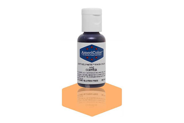 Copper Fleshtone Soft Gel Paste 0.75oz - Americolor