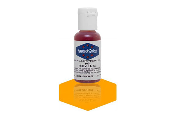 Yellow Egg Soft Gel Paste 0.75oz - Americolor