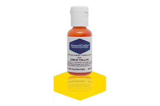 Lemon Yellow Soft Gel Paste 0.75oz - Americolor