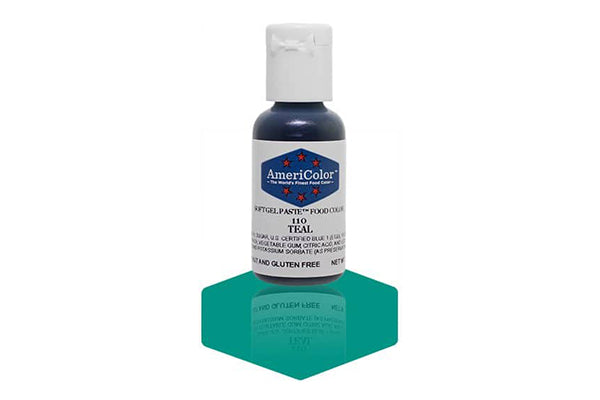 Teal Soft Gel Paste 0.75oz - Americolor