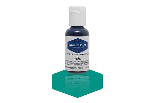 Teal Soft Gel Paste 0.75oz - Americolor