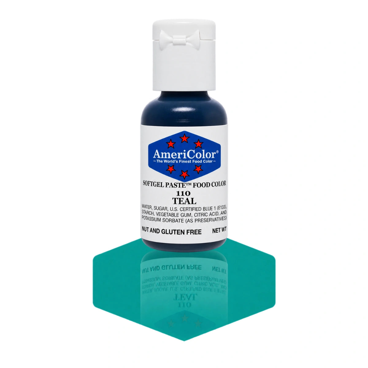 Teal Soft Gel Paste 0.75oz - Americolor