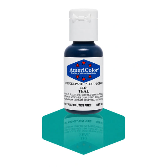 Teal Soft Gel Paste 0.75oz - Americolor