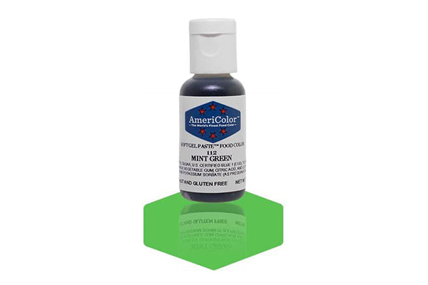 Green Mint Soft Gel Paste 0.75oz - Americolor
