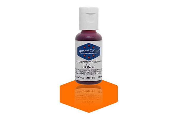 Orange Soft Gel Paste 0.75oz - Americolor