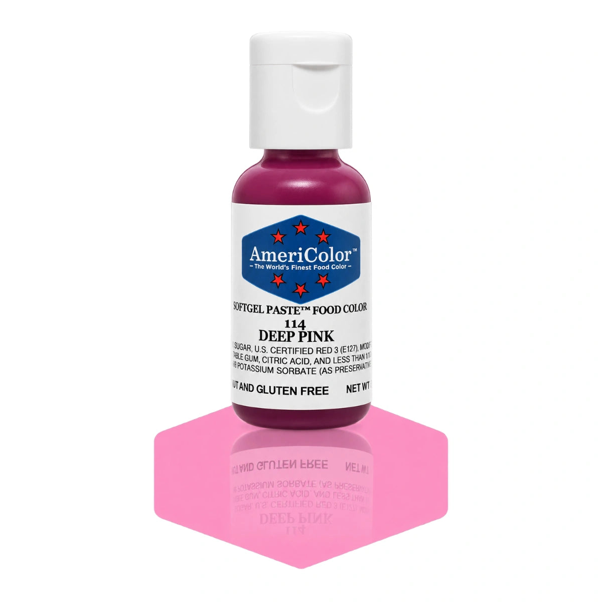 Deep Pink Soft Gel Paste 0.75oz - Americolor