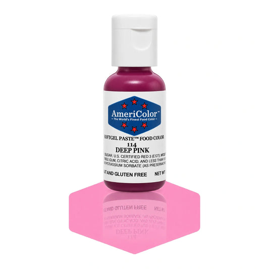 Deep Pink Soft Gel Paste 0.75oz - Americolor
