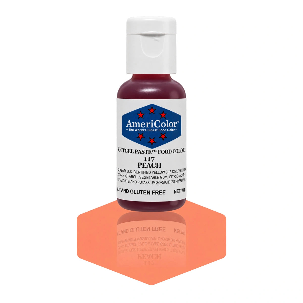 Peach Soft Gel Paste 0.75oz - Americolor