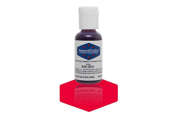 Red Soft Gel Paste 0.75oz - Americolor