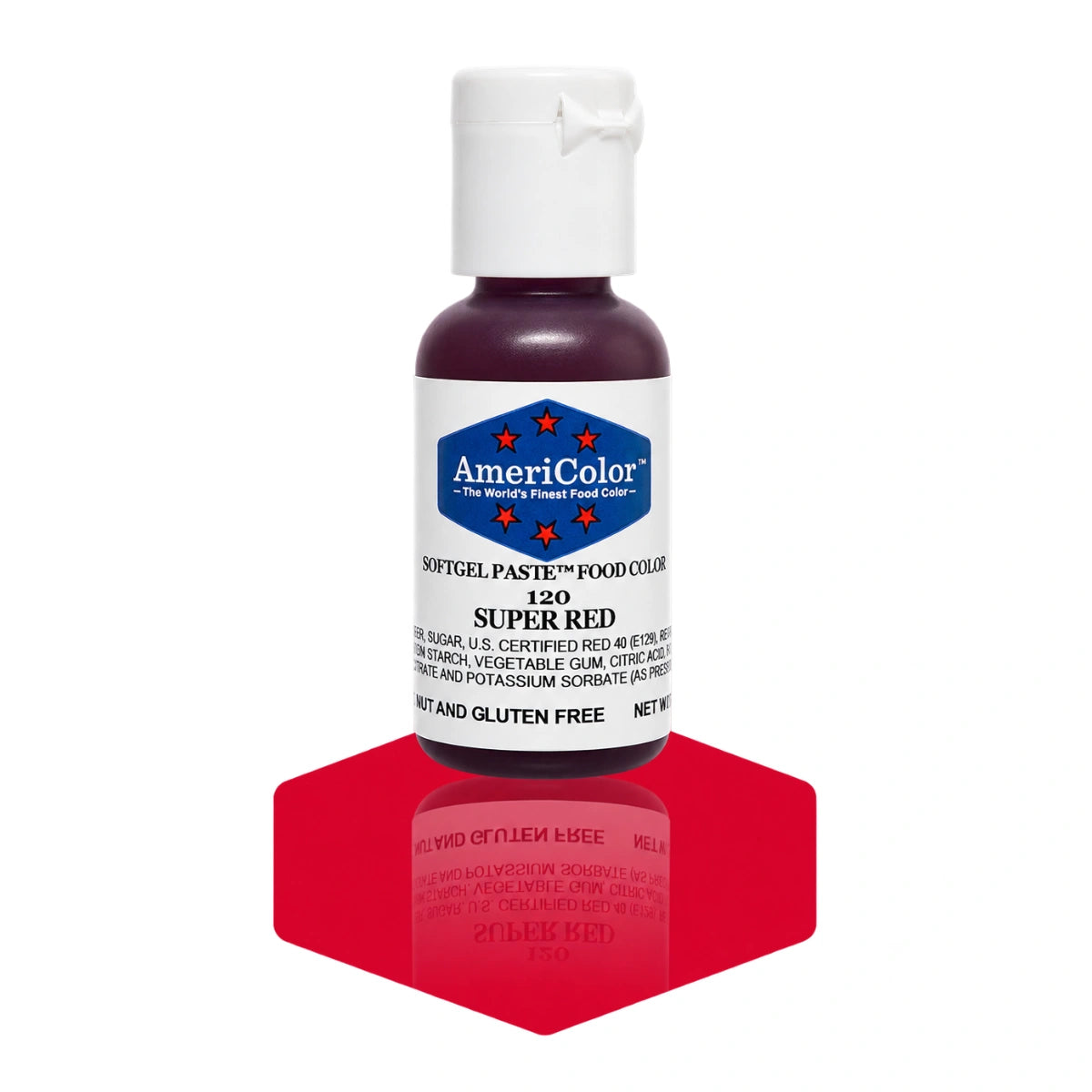 Super Red Soft Gel Paste 0.75oz - Americolor