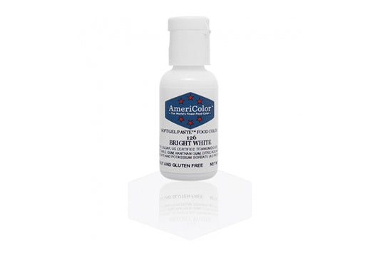 Bright White Soft Gel Paste 0.75oz - Americolor