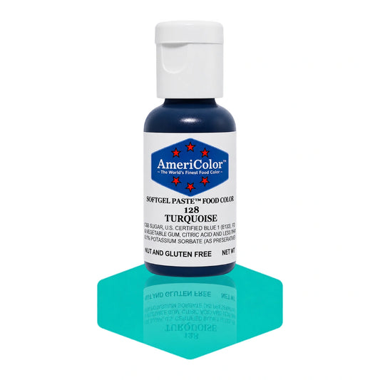 Turquoise Soft Gel Paste 0.75oz - Americolor