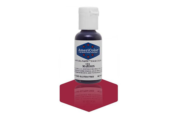 Maroon Soft Gel Paste 0.75oz - Americolor