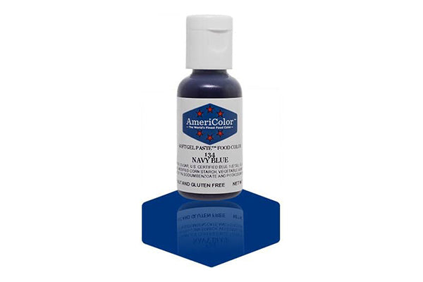 Blue Navy Soft Gel Paste 0.75oz - Americolor