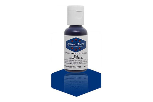Blue Navy Soft Gel Paste 0.75oz - Americolor