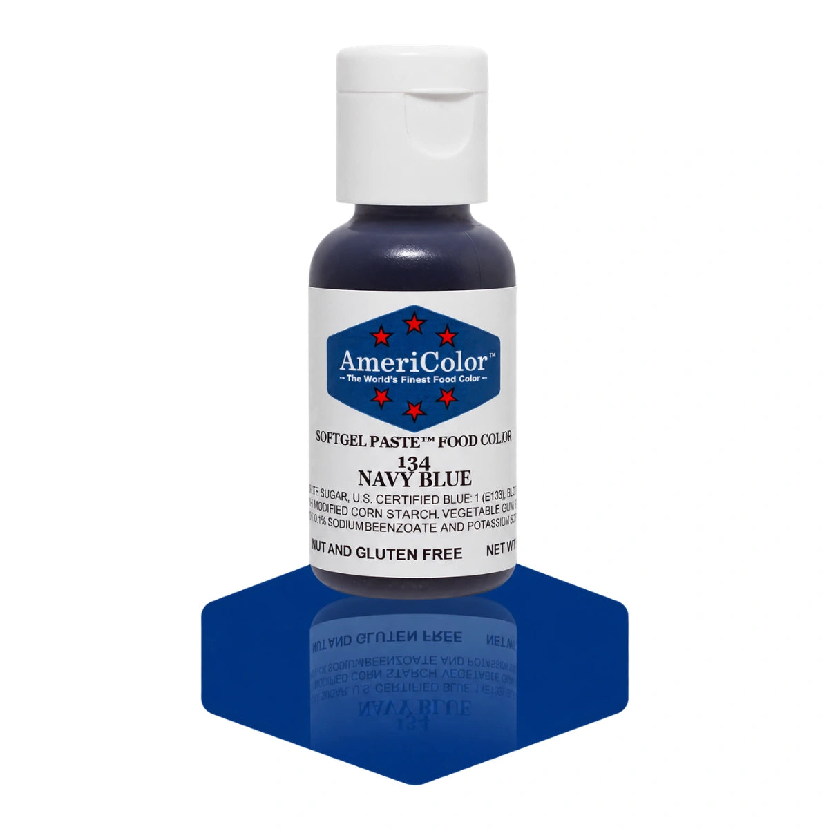 Blue Navy Soft Gel Paste 0.75oz - Americolor