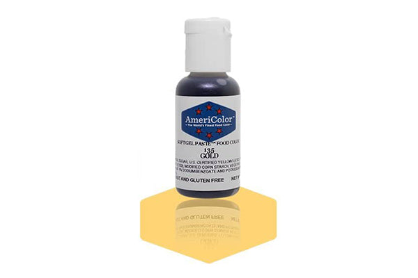 Gold Soft Gel Paste 0.75oz - Americolor