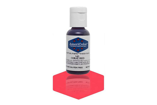 Red Coral Soft Gel Paste 0.75oz - Americolor