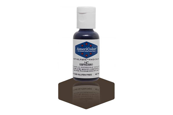 Espresso Soft Gel Paste 0.75oz - Americolor
