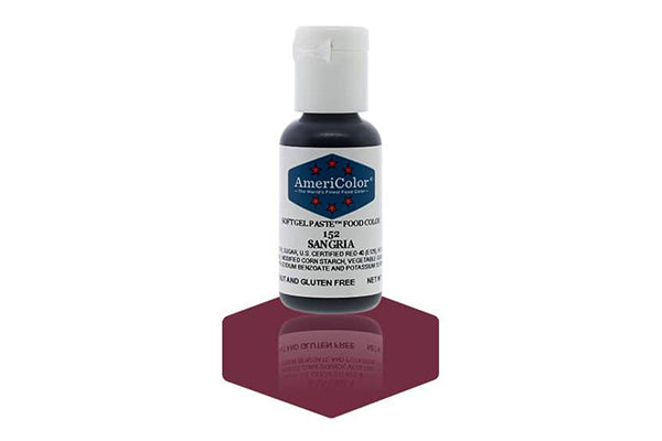 Sangria Soft Gel Paste 0.75oz - Americolor