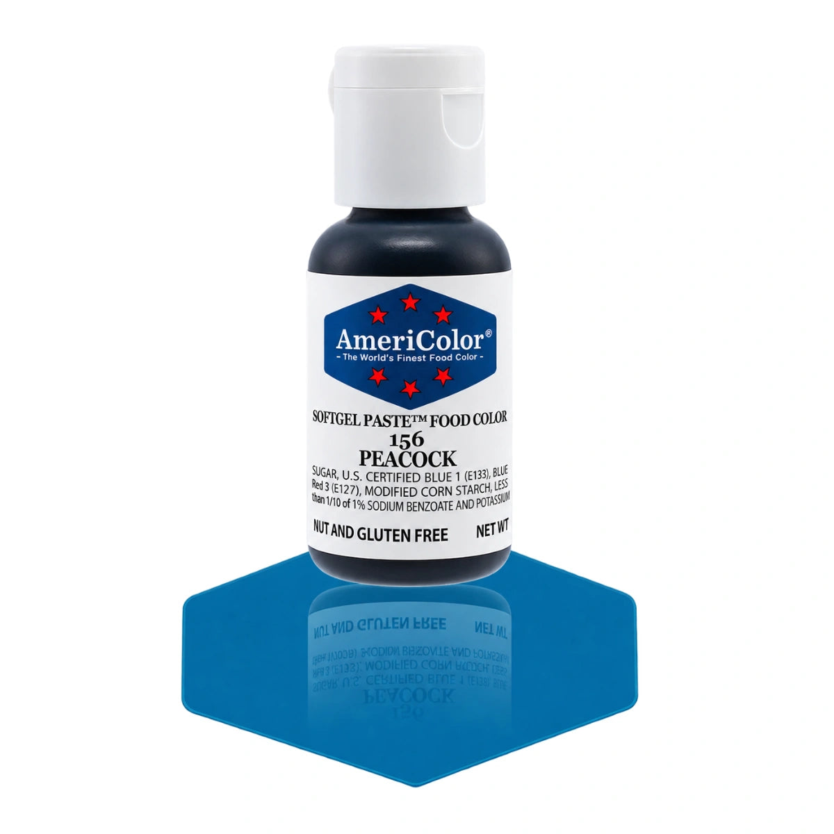 Peacock Soft Gel Paste 0.75oz - Americolor