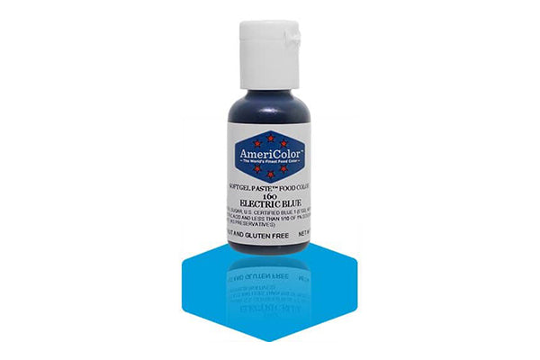 Blue Electric Soft Gel Paste 0.75oz - Americolor
