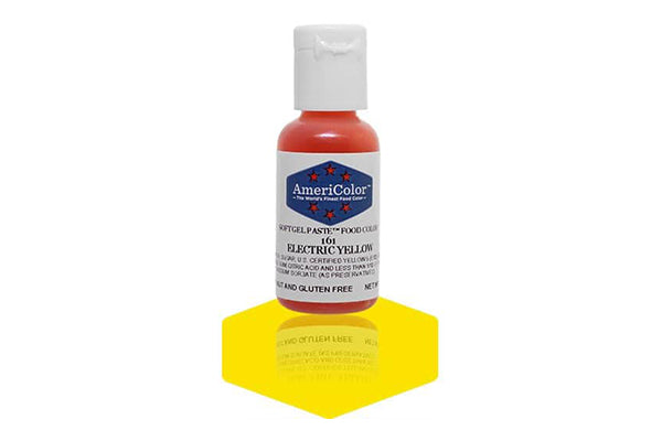 Electric Yellow Soft Gel Paste 0.75oz - Americolor