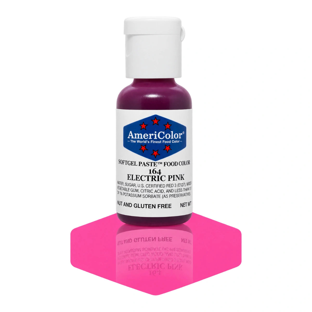 Pink Electric Soft Gel Paste 0.75oz - Americolor