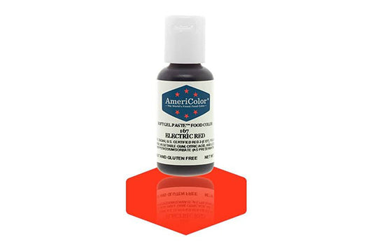 Red Electric Soft Gel Paste 0.75oz - Americolor