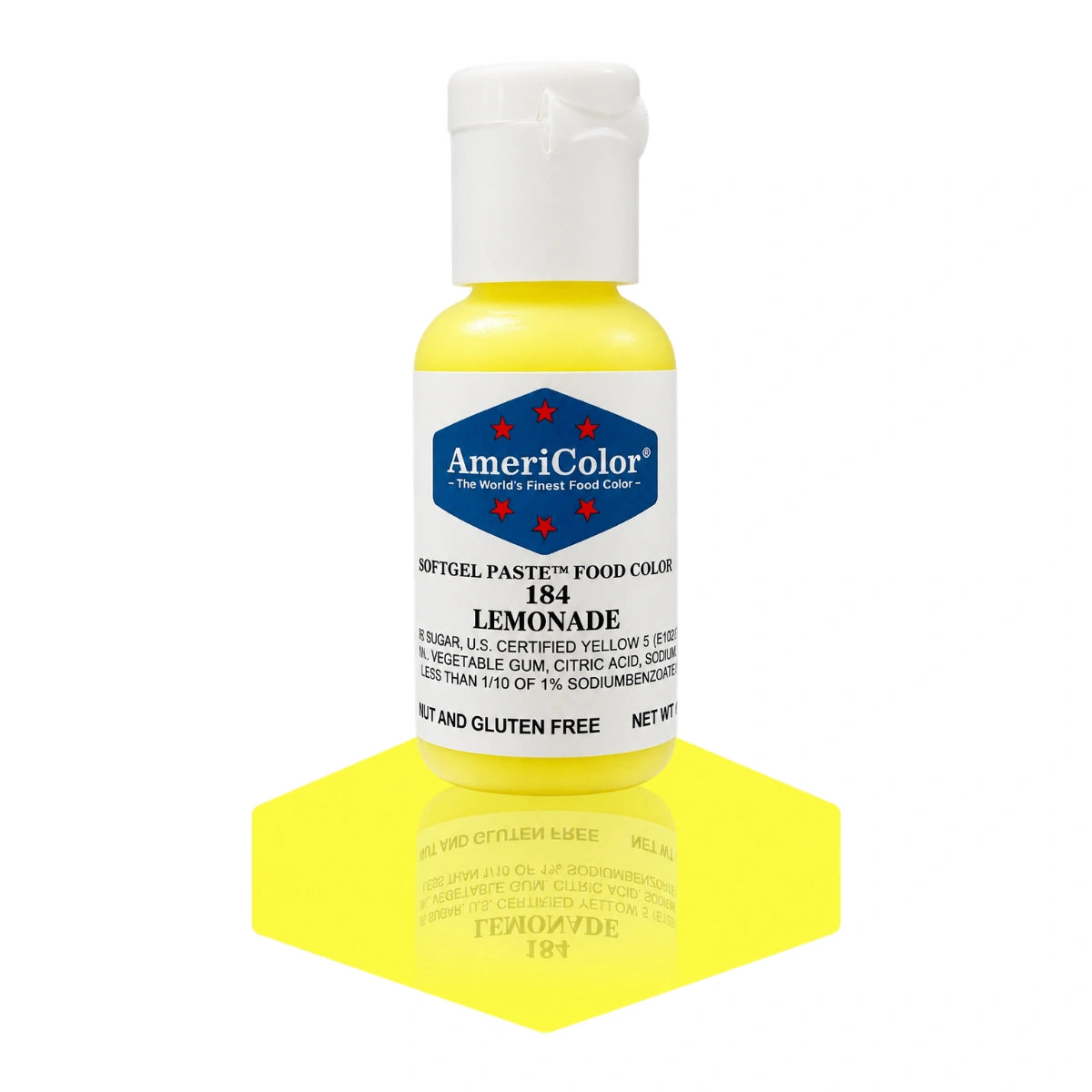 Lemonade Soft Gel Paste 0.75oz - Americolor