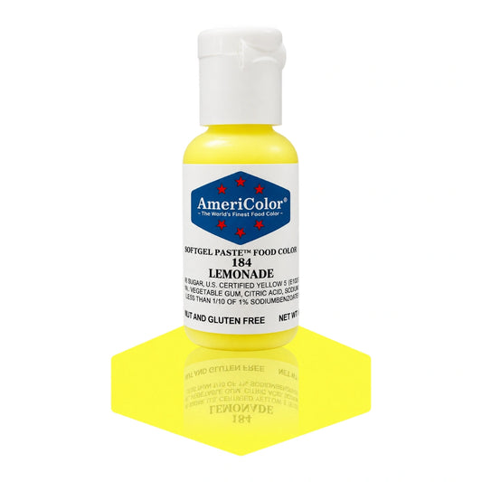 Lemonade Soft Gel Paste 0.75oz - Americolor