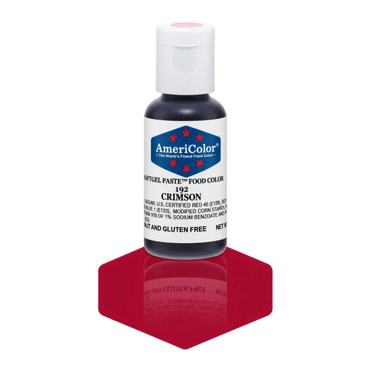 Crimson Soft Gel Paste 0.75oz - Americolor