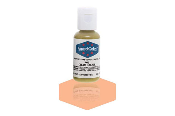 Champagne Soft Gel Paste 0.75oz - Americolor