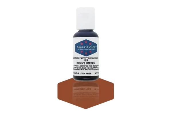 Burnt Umber Soft Gel Paste 0.75oz - Americolor