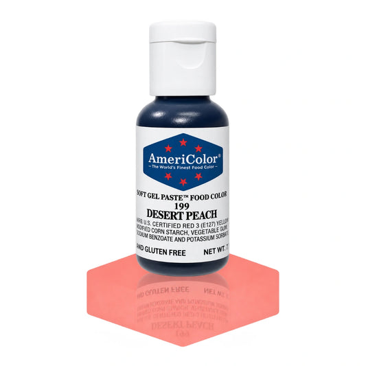 Peach Desert Soft Gel Paste 0.75oz - Americolor