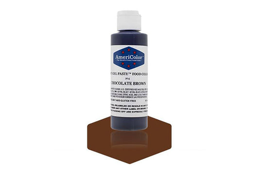 Brown Chocolate Soft Gel Paste 4.5oz - Americolor