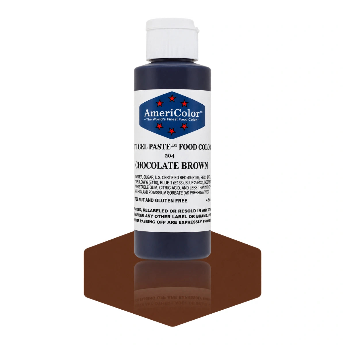 Brown Chocolate Soft Gel Paste 4.5oz - Americolor