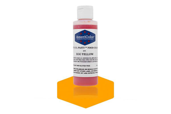 Yellow Egg Soft Gel Paste 4.5oz - Americolor