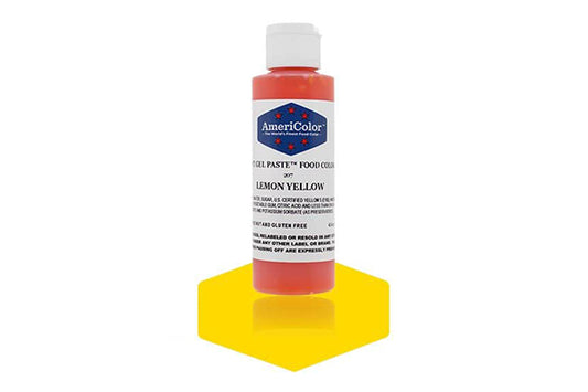 Lemon Yellow Soft Gel Paste 4.5oz - Americolor